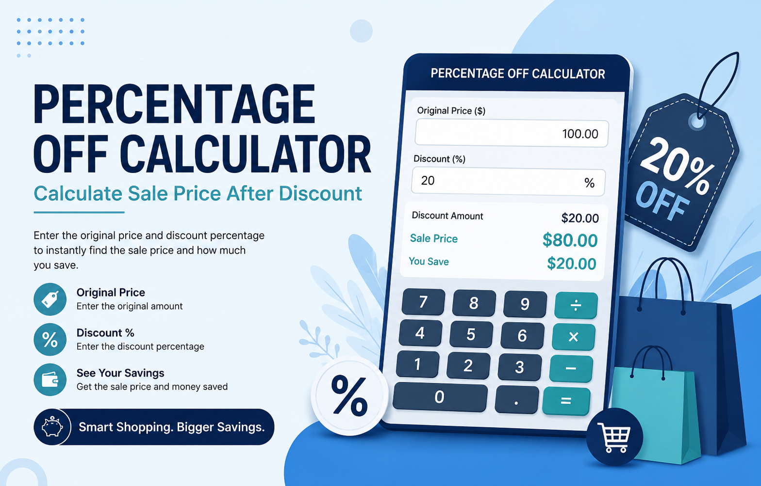 Read more about the article Free Percentage Off Calculator (2026) – Best Sale Price Tool