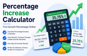 Read more about the article Percentage Increase Calculator – Find Growth Percentage Online