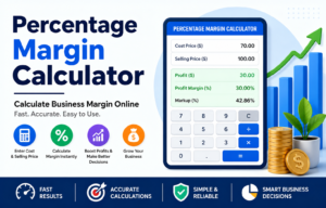 Read more about the article Percentage Margin Calculator – Calculate Business Margin Online (2026)