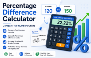 Read more about the article Percentage Difference Calculator: 7 Best Ways to Compare Two Numbers Online