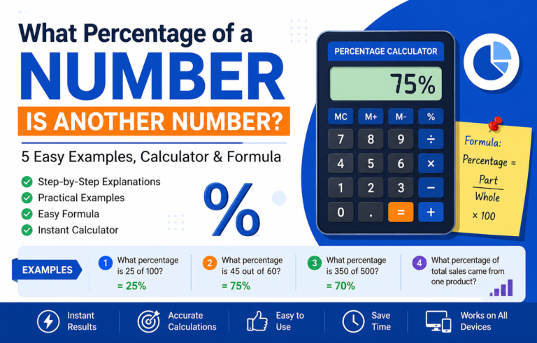 What Percentage of a Number Is Another Number?